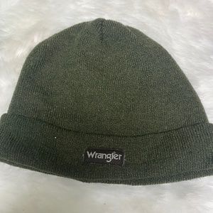 green wrangler beanie